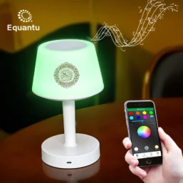 Equantu Desk Lamp Azaan Clock Quran Speaker with APP & Remote SQ917